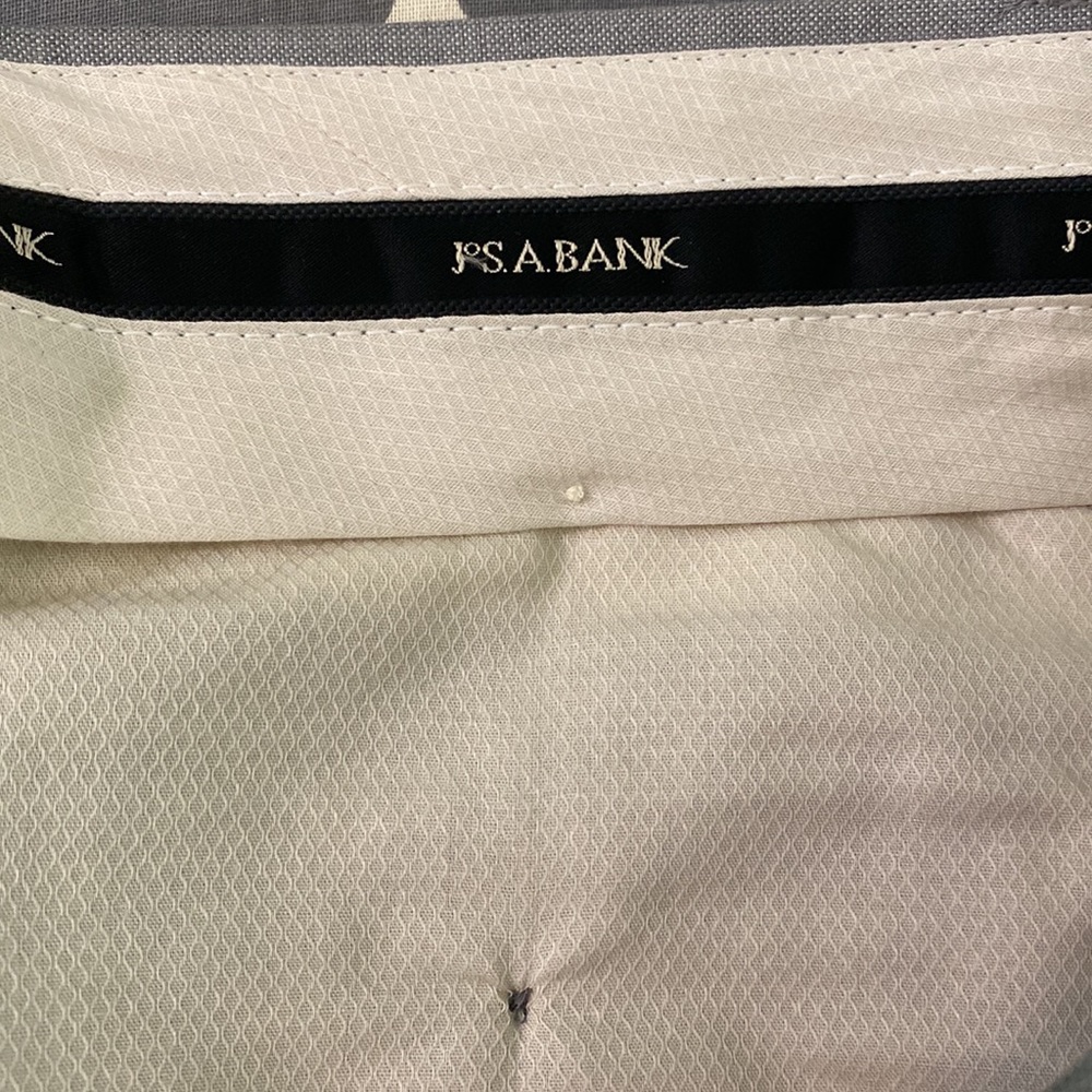 35 x 26 Jos. A. Bank gray dress slacks - Picture 4 of 5